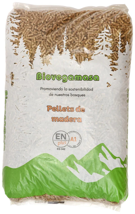 Pellets Biovegamasa, 1 palet de 72 sacos de 15 kg